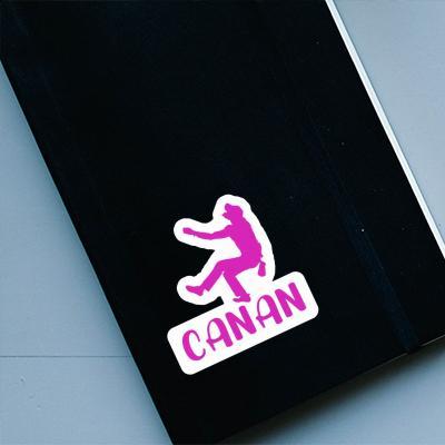 Sticker Kletterer Canan Notebook Image