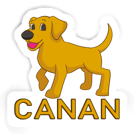 Sticker Labrador Canan Laptop Image