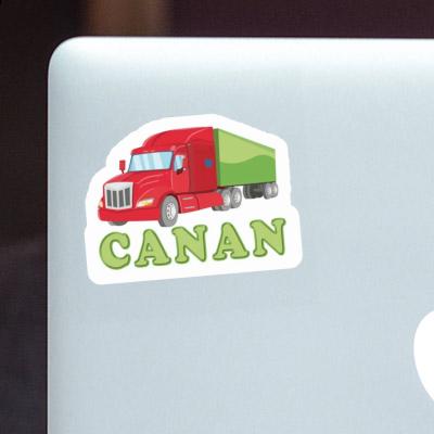 Sticker Articulated lorry Canan Gift package Image