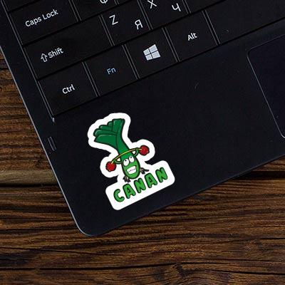 Sticker Weight Lifter Canan Laptop Image