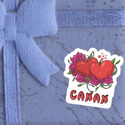 Symbole d'amour Autocollant Canan Gift package Image