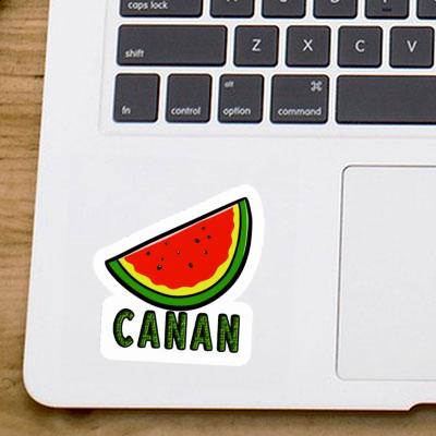 Canan Sticker Wassermelone Notebook Image