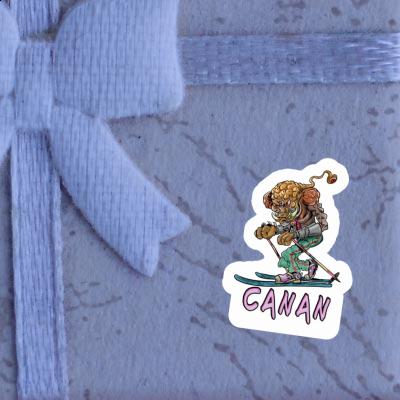 Canan Sticker Telemark Skier Gift package Image