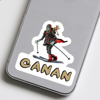 Telemarker Sticker Canan Notebook Image