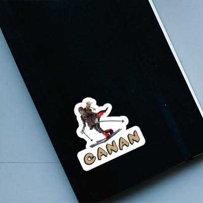 Telemarker Sticker Canan Notebook Image