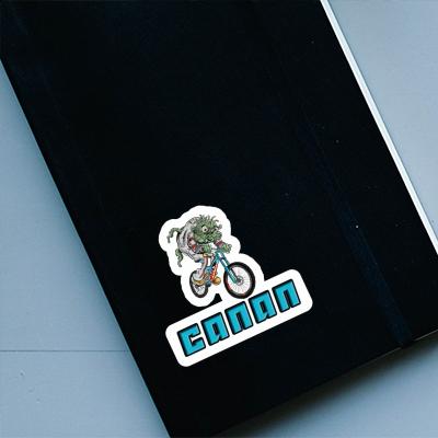 Biker Sticker Canan Notebook Image