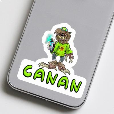 Sticker Canan Sprayer Notebook Image