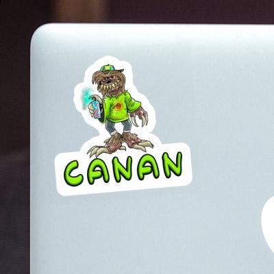 Sticker Canan Sprayer Notebook Image