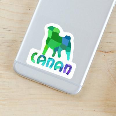 Sticker Canan Pug Gift package Image