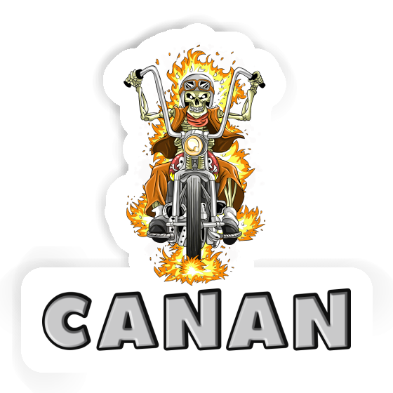 Sticker Canan Motorbike Rider Laptop Image