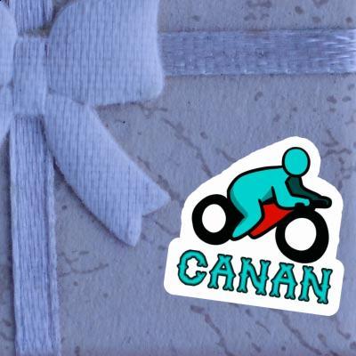 Autocollant Motocycliste Canan Notebook Image