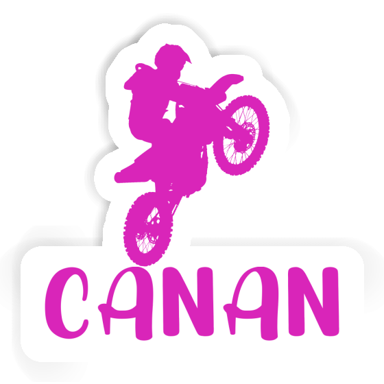 Sticker Motocross Rider Canan Image