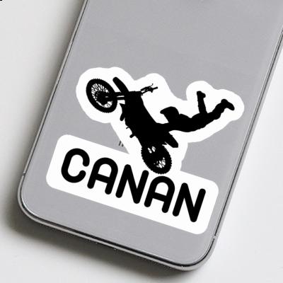 Autocollant Motocrossiste Canan Notebook Image