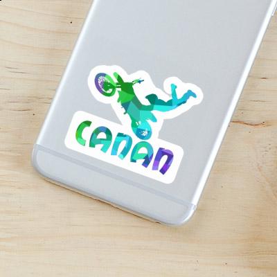 Canan Sticker Motocross Rider Notebook Image