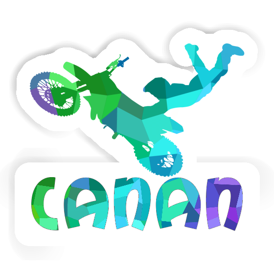 Canan Sticker Motocross Rider Image