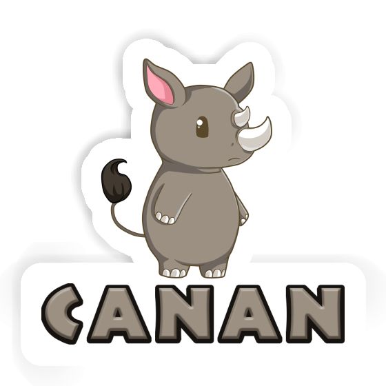 Sticker Rhinoceros Canan Image