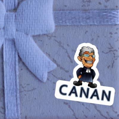 Canan Sticker Pastor Laptop Image