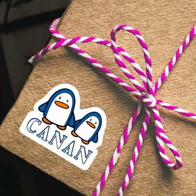 Sticker Canan Penguin Gift package Image