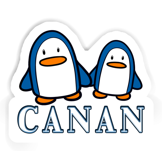 Sticker Canan Penguin Notebook Image