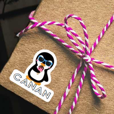 Sticker Canan Pinguin Notebook Image