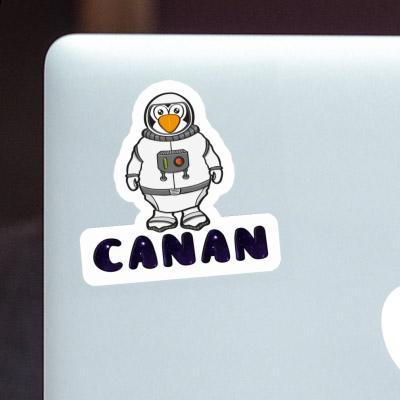 Astronaut Sticker Canan Notebook Image