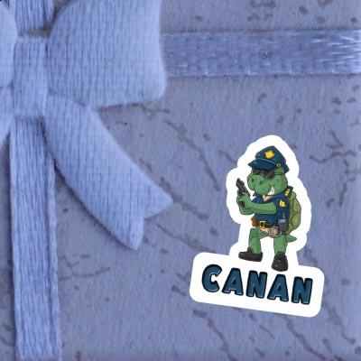 Aufkleber Canan Polizist Gift package Image