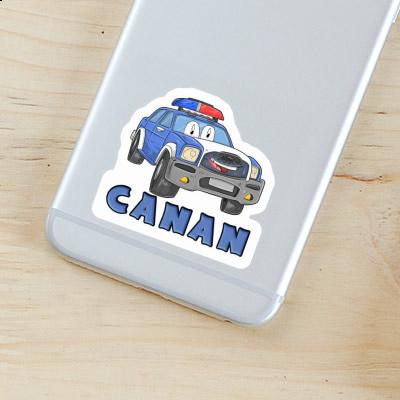 Sticker Canan Police Car Image