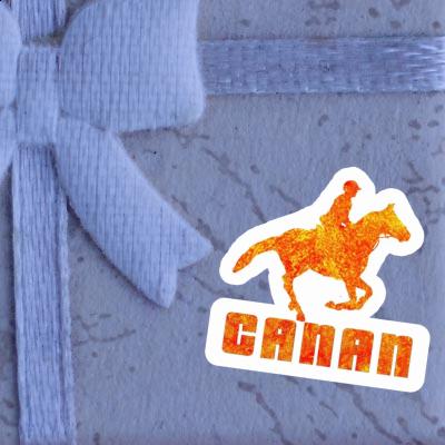 Horse Rider Sticker Canan Image