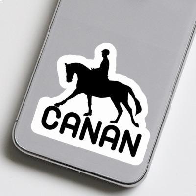 Canan Sticker Horse Rider Laptop Image