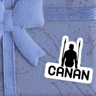 Canan Autocollant Gymnaste aux anneaux Image