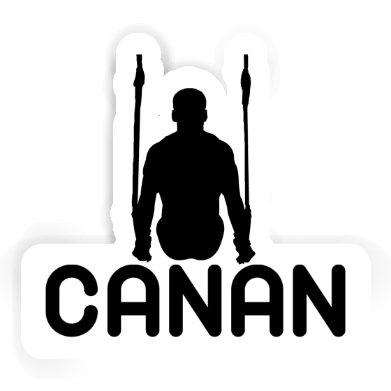 Canan Autocollant Gymnaste aux anneaux Notebook Image