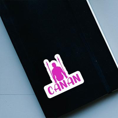 Canan Sticker Ring gymnast Laptop Image