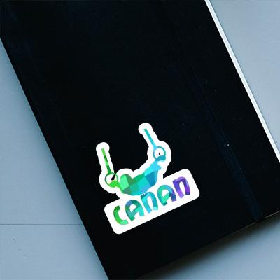 Sticker Ring gymnast Canan Laptop Image