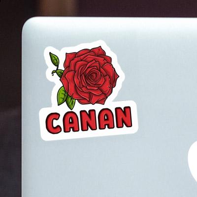 Canan Autocollant Fleur de rose Notebook Image