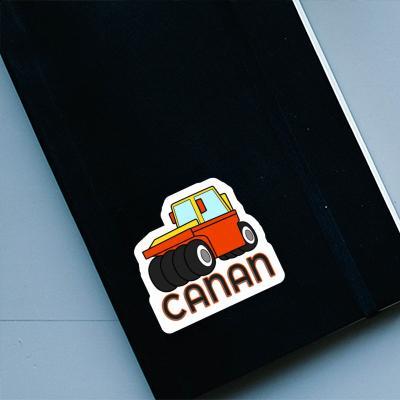 Wheel Roller Sticker Canan Laptop Image