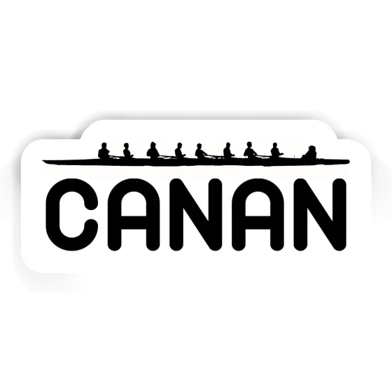 Sticker Canan Rowboat Laptop Image