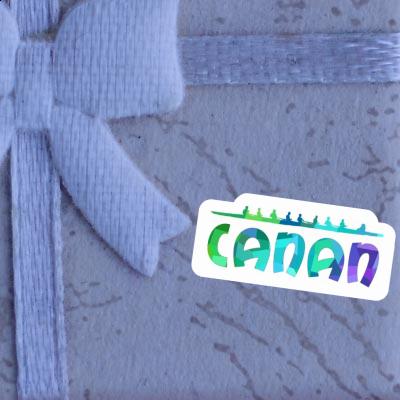 Sticker Canan Rowboat Laptop Image