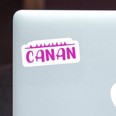 Ruderboot Sticker Canan Laptop Image