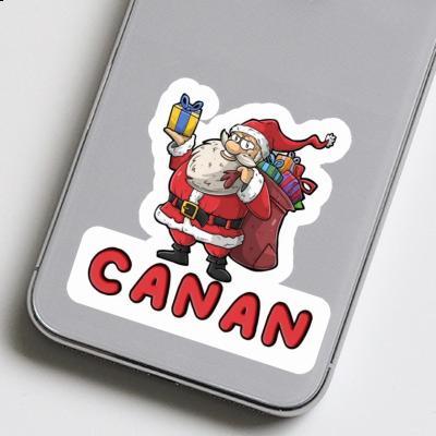 Sticker Santa Claus Canan Gift package Image