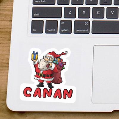 Sticker Santa Claus Canan Gift package Image