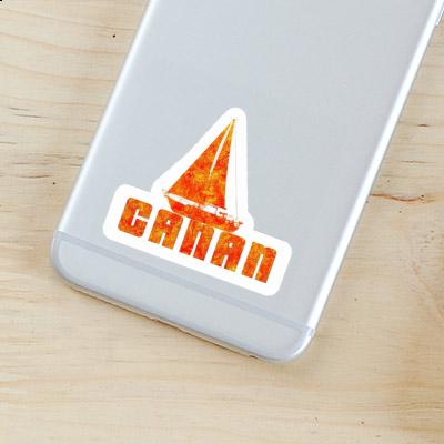 Sticker Sailboat Canan Gift package Image