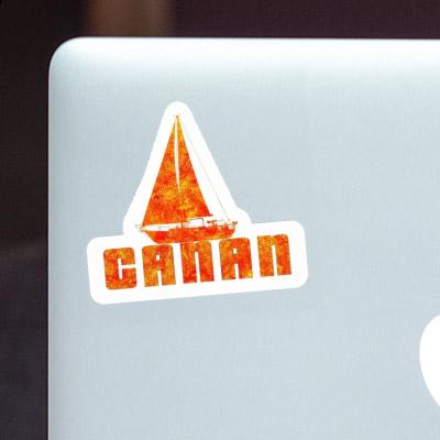 Sticker Sailboat Canan Laptop Image