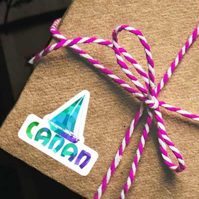 Sticker Canan Sailboat Image