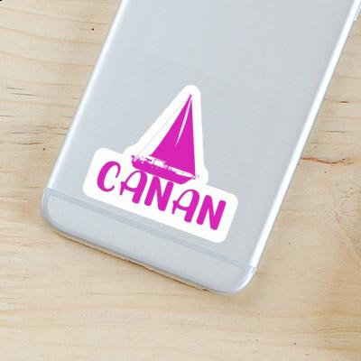 Sticker Sailboat Canan Gift package Image