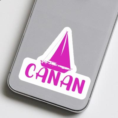 Sticker Sailboat Canan Gift package Image