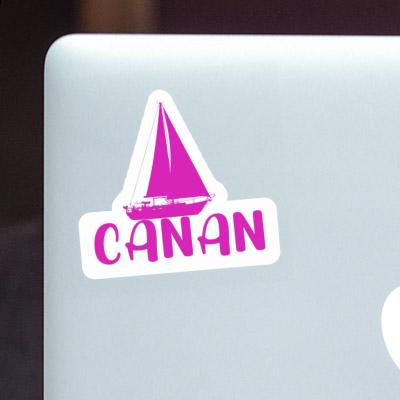 Sticker Sailboat Canan Gift package Image