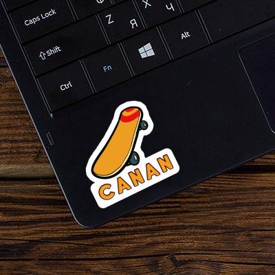 Sticker Skateboard Canan Notebook Image