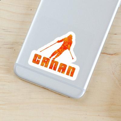 Sticker Skier Canan Gift package Image