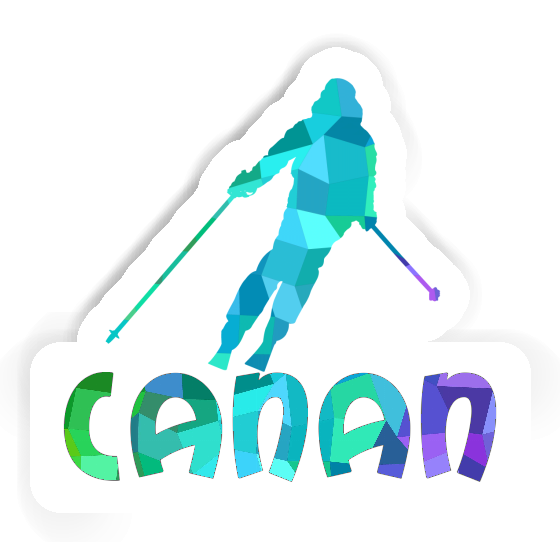 Canan Sticker Skier Laptop Image