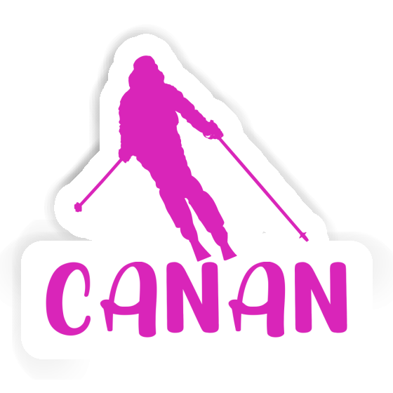 Sticker Skier Canan Image